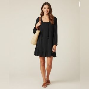 GARAGE - Long Sleeve Mini Dress/Swim Cover Up